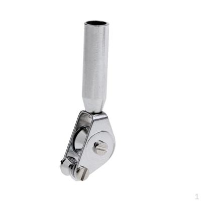 1 Piece Fishing Rod Tip Roller Guide Made of Stainless Steel Total Length 5.5cm