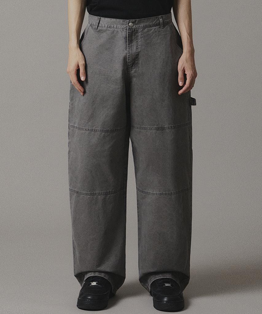 Eoneolleokodeu Third Cut Work Pants (Mocha Gray)