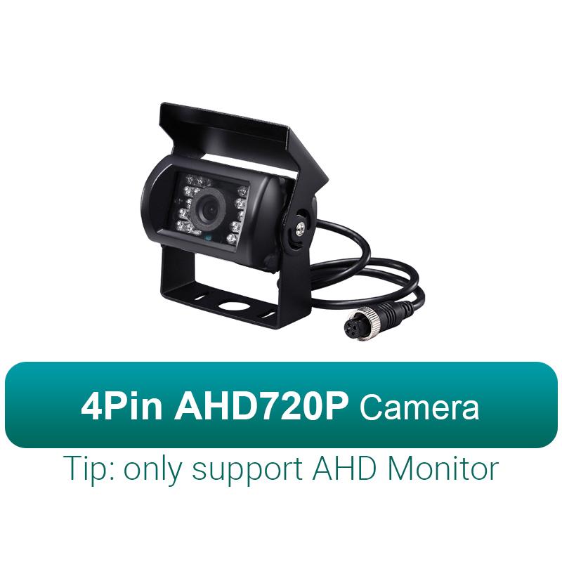 1080P DC 12~24V Car Parking Camera IR Night Vision Waterproof Rear View Camera With 10M 15M 20M RCA Video Cable For Bus Truck