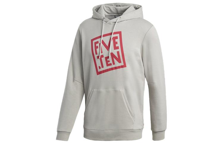 Adidas Sweatshirts Men s Metallic Gray Hooded Moderate Regular FT2933 XO