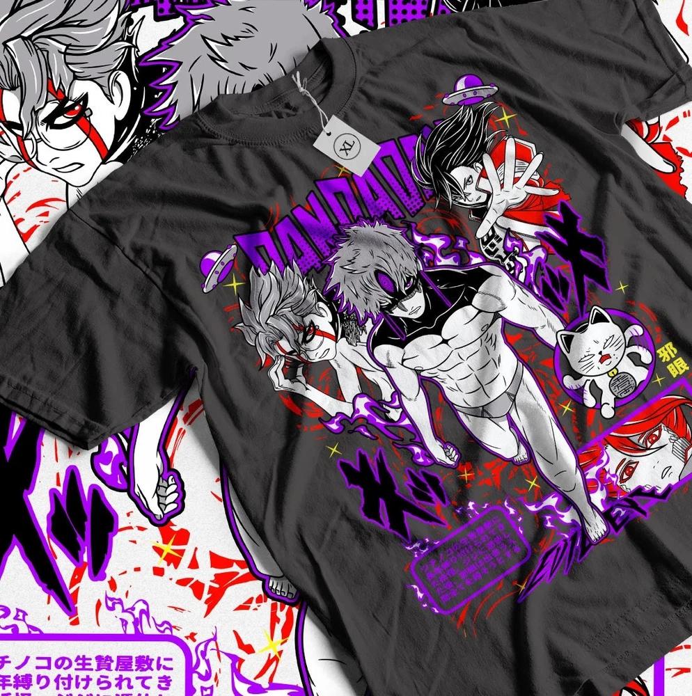 Anime Evil Eye Dandadan Momo Ayase Hot Basic Black T Shirt S