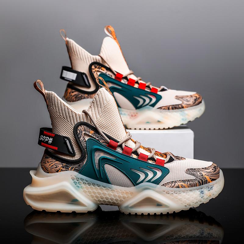 Sko Herre Joggesko Herre Uformelle Herre Sko Tenis Luksus Sko Trener Race Pustende Sko Mote Loafers Løpesko til menn