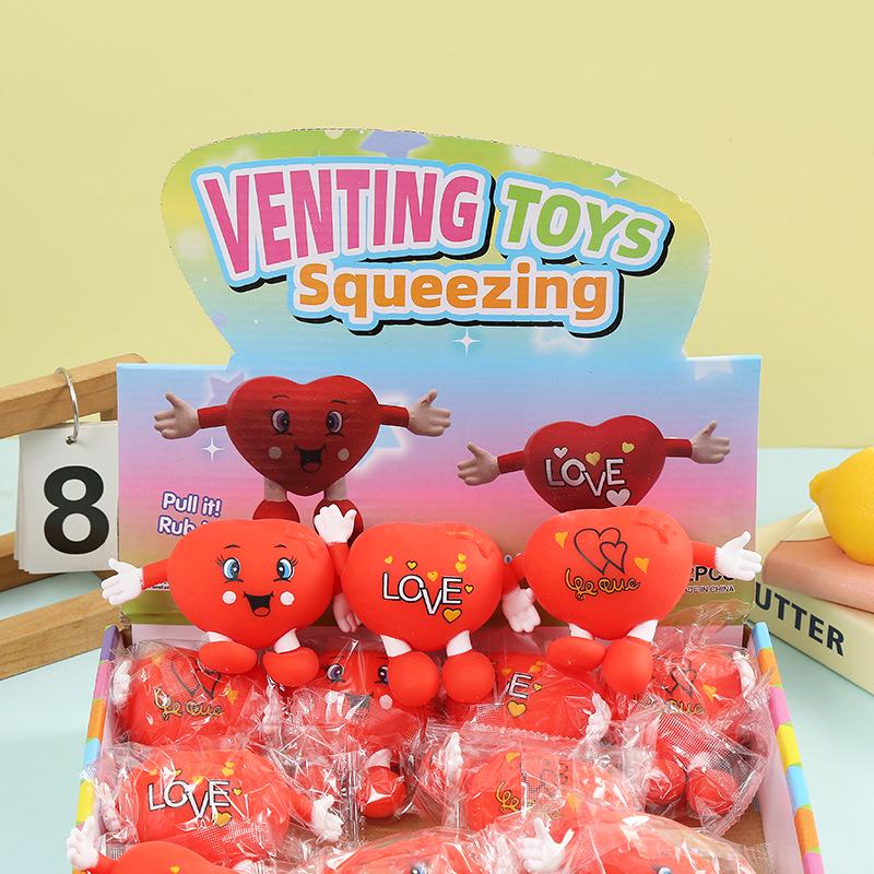 

Cartoon Heart Slow Rebound Squeeze Toy for Stress Relief 13*8.5cm