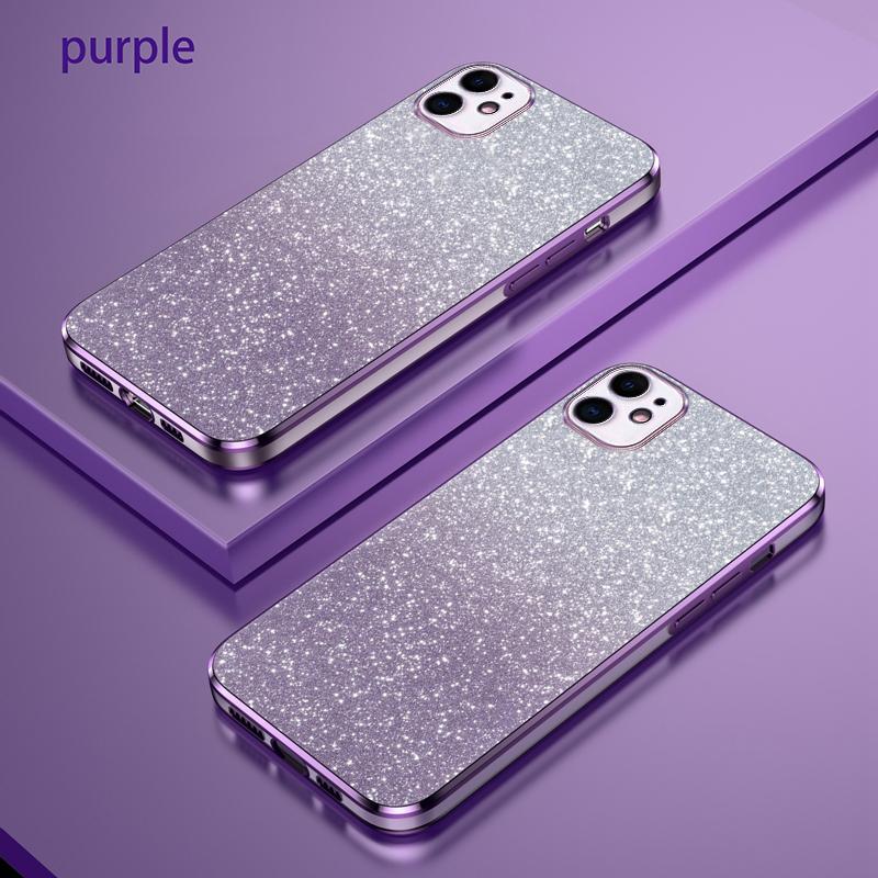 For Iphone 14 Pro Max Case Bling Luxury Electroplate Glitter Phone Case For Iphone 14 Plus Shockproof Soft Bumper Clear Cover