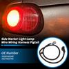No.56055463AB Side Marker Light Wiring Harness for Jeep Wrangler 2007-2018 Side Marker Light Lamp Wire Wiring Harness Pigtail Passenger Side or