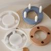 Silikonform für Kerzenständer mit vier Löchern, Gips, Harz, Formen zum Selbermachen, Kerzenhalter, Gipsform für Tischdekorationen