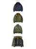 Shenwu Amei Herren Khaki B-15 Fliegerjacke Retro Baumwollparka Wintermantel