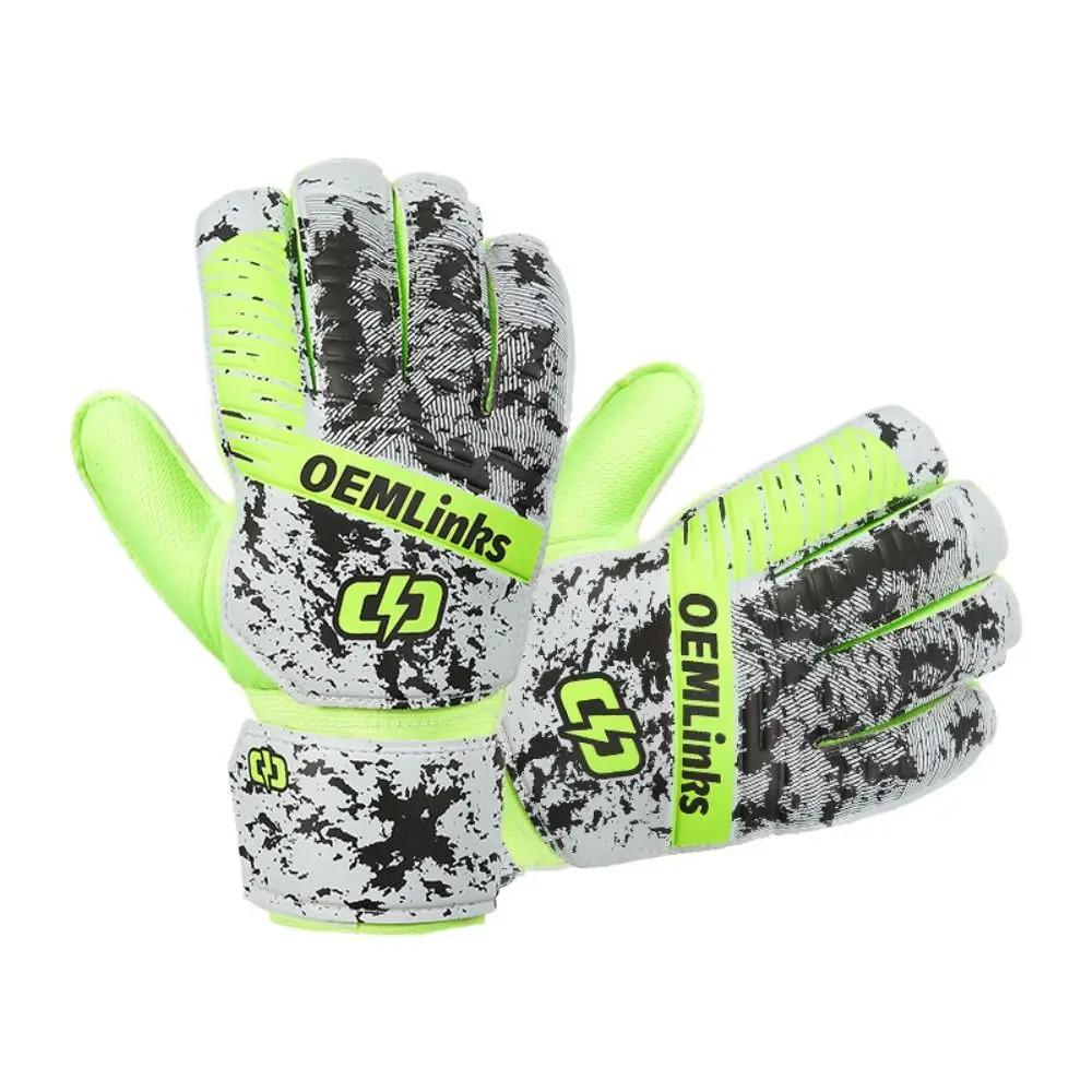 Professional Goalkeeper Gloves Football Gloves Anti Slip Breathable Thickened Professional Goalie Gloves For Finger Protection