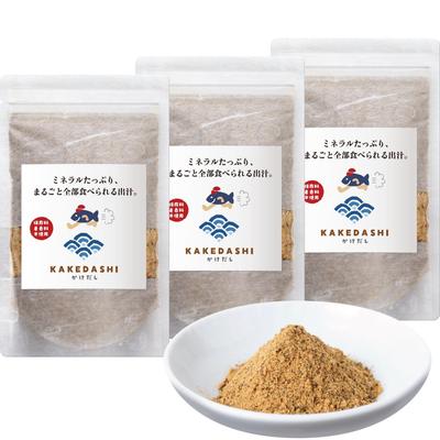 Dashi Pack Dashi Soup KAKEDASHI Dashi 3 Bags 100g X 3 Powder Sancerite Sapporo Domestic Production Minerals Calcium Bonito Mackerel Horse Mackerel