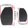 Rubber Brake Clutch Foot Pedal Pad Cover For Citroen Xsara Picasso 1999 - 2012 Jumpy Xantia C4 Picasso C2 SC C5 DC RD TD C6