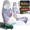 2026 Bingguo PRO Cartoon Linen Full Cover Breathable Seat Cushion for Five-Seater, 330km Premium