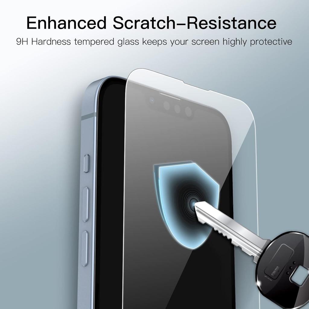 3PCS 9H Tempered Glass Screen Protector for iPhone 16E 16 E 15 Pro Max 14 Plus 13 Mini 12 11 X XS XR SE 2022 2020 7 8 Phone Protection Protective Film