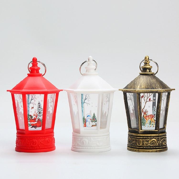 Christmas Lantern LED Lighted Holiday Hanging Home Decorations Family Gift