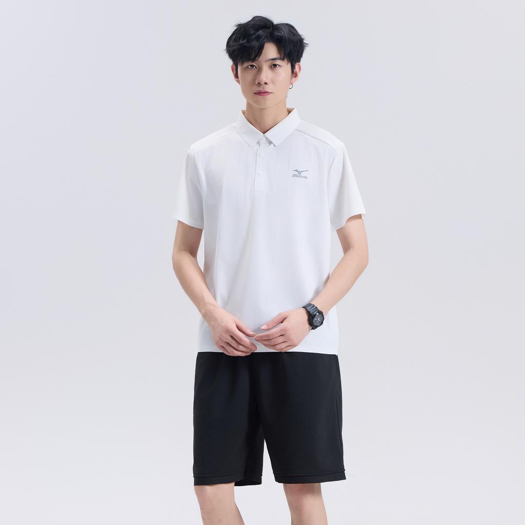 Mizuno Polo Shirts Unisex Lapel Moderate Straight Fit A2CA3143