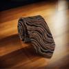 Fashion White 3D Wavy Striped Tie Jacquard Weave Slim 6CM Width Necktie Designer Mens and Women Ties