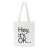 Women Book Bag New Arrival Letters Words Printed Shoulder Canvas Bags Fashion Bags Women Big Capacity Beach Students Handbag