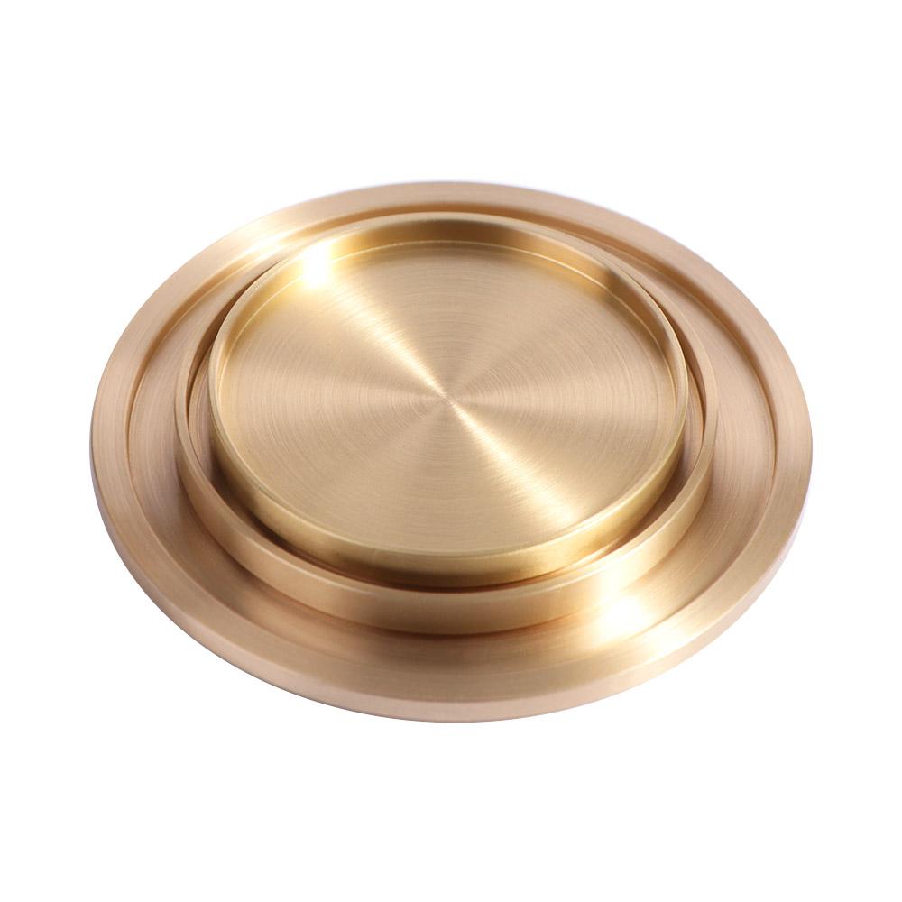 Heat Resistant Brass Coaster Metal Cup Mats Drink Coaster Cup Tray Dining Table