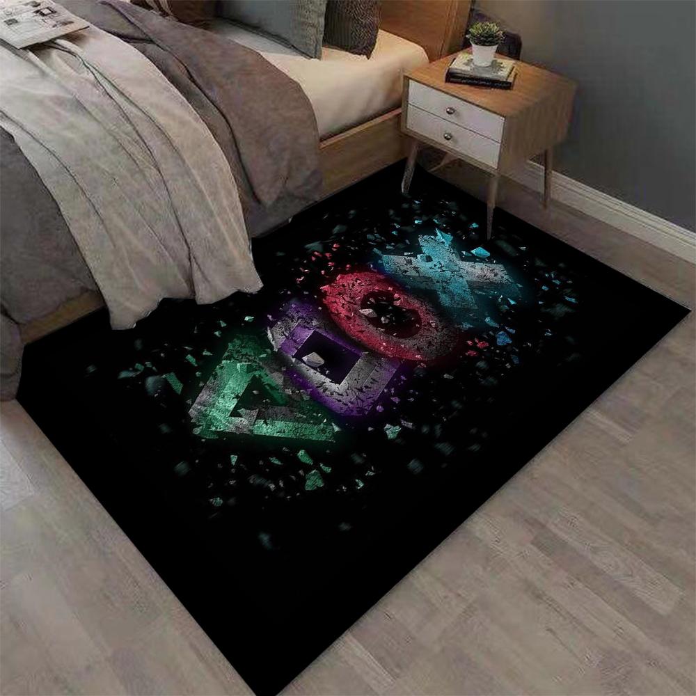 

Cartoon Gamer Game Gamepad Area Rug Carpet Rug for Living Room Kids Bedroom Sofa Kitchen Doormat Decor Child Non-slip Floor Mat 40X60CM