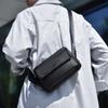 Bolso de Hombro para Hombre Gran Capacidad PU Portátil Cruzado Antisalpicaduras Función Negocios Ocio
