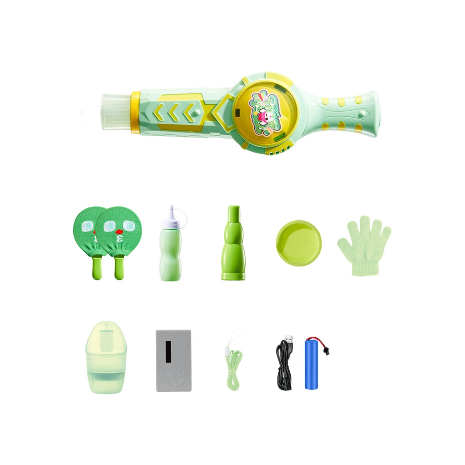 

140ml Bubble And Bouncy Bubble Ball Set - Bubble With A Fogging Effect And Soapy Water, Outdoor Bubble Toy For Kids, Summer Party Fun. One Size зелений