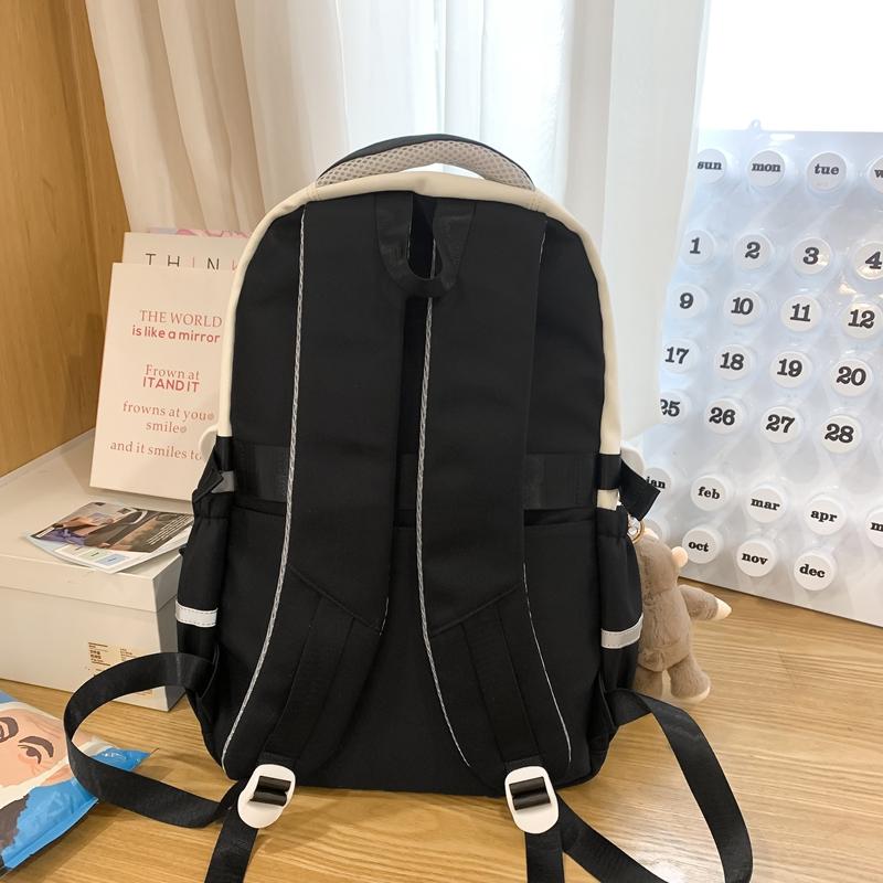 Школьный рюкзак для ученика средней школы Женский рюкзак большой вместимости зелёный — фото 10