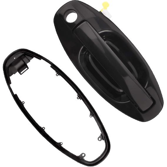 BOXI Front Right Passenger Side Exterior Outside Door Handle Fits for Hyundai Santa Fe 2001 2002 2003 2004 2005 2006 (Replaces 82660-26000