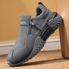 Men Casual Shoes Fashion Leather Walking Sneakers Comfortable Slip On Sport Shoes Plus Size Outdoor Hiking Footwear
