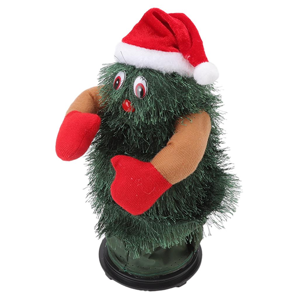Drehender Tanzender Weihnachtsbaum Musik Kunststoff Elektrischer Weihnachtsbaum Spielzeug zur Dekoration Kinder