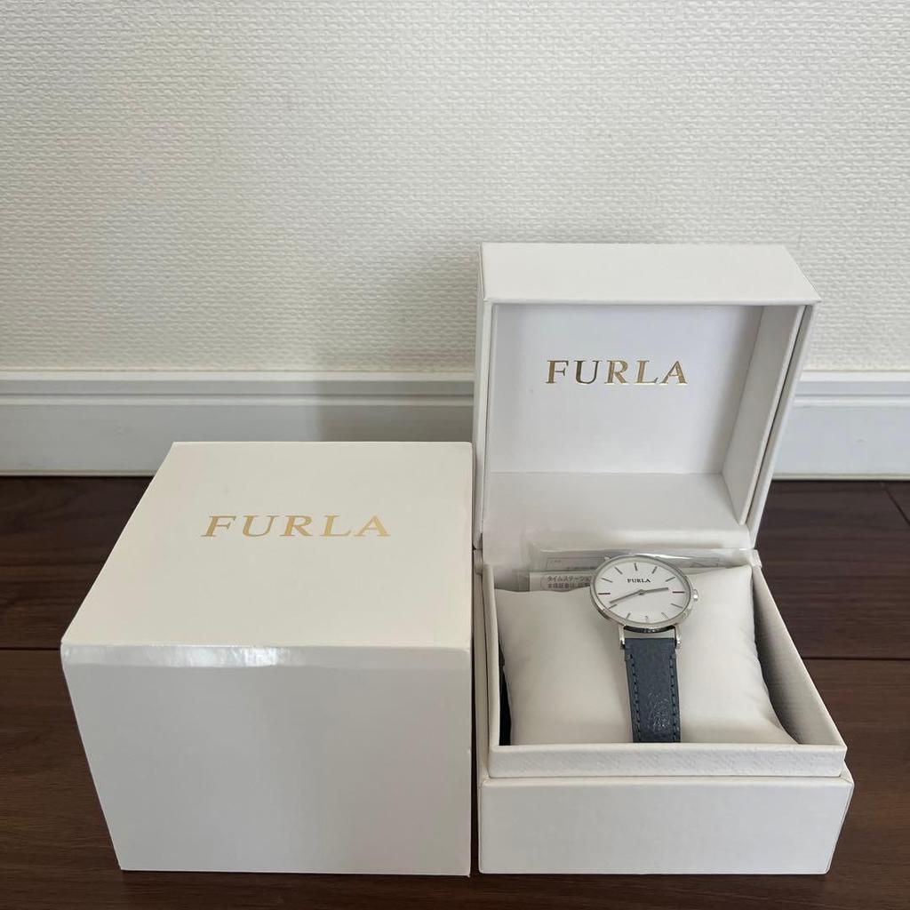 Used Furla Ladies Watch Blue Gray