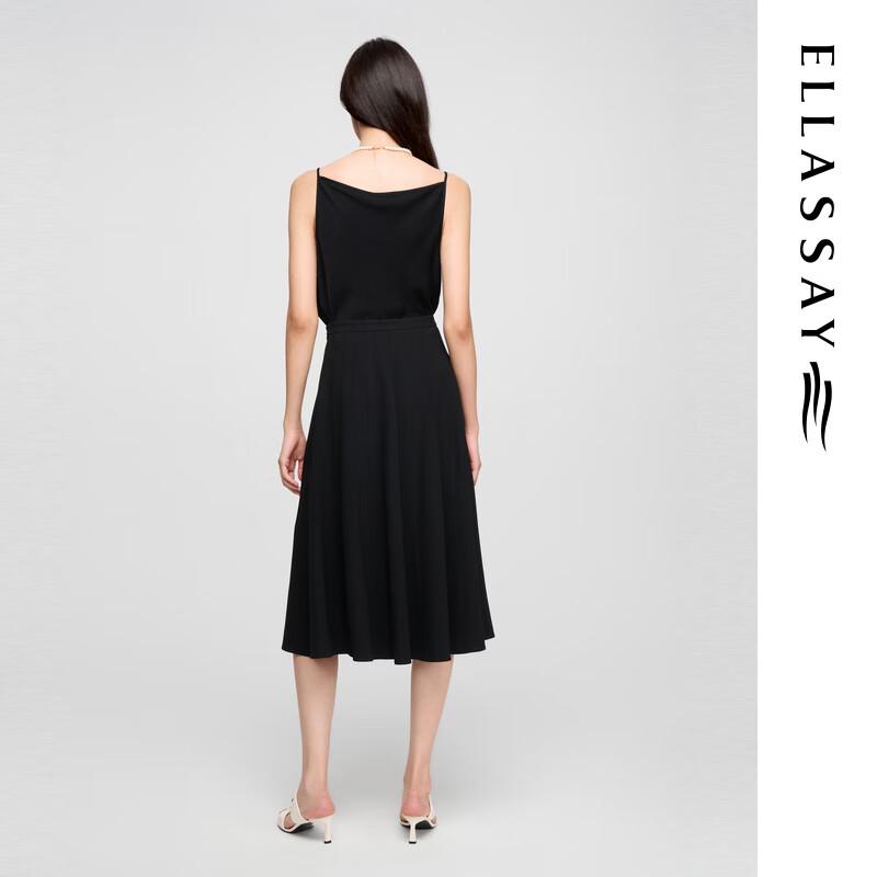 ELLASSAY Triacetate Draped Neck Tank Top