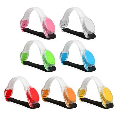 LED Light Up Armband Reflective Adjustable Wearable Silicone Running Belt Strap