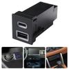 Universal Car Phone Chargers For Vehicle With USB Type C Ports 36W Output Quick Charge Function Charging Adapter