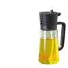 470ml Non-Drip Dual-Use Oil Spray & Pour Bottle with Automatic Closure