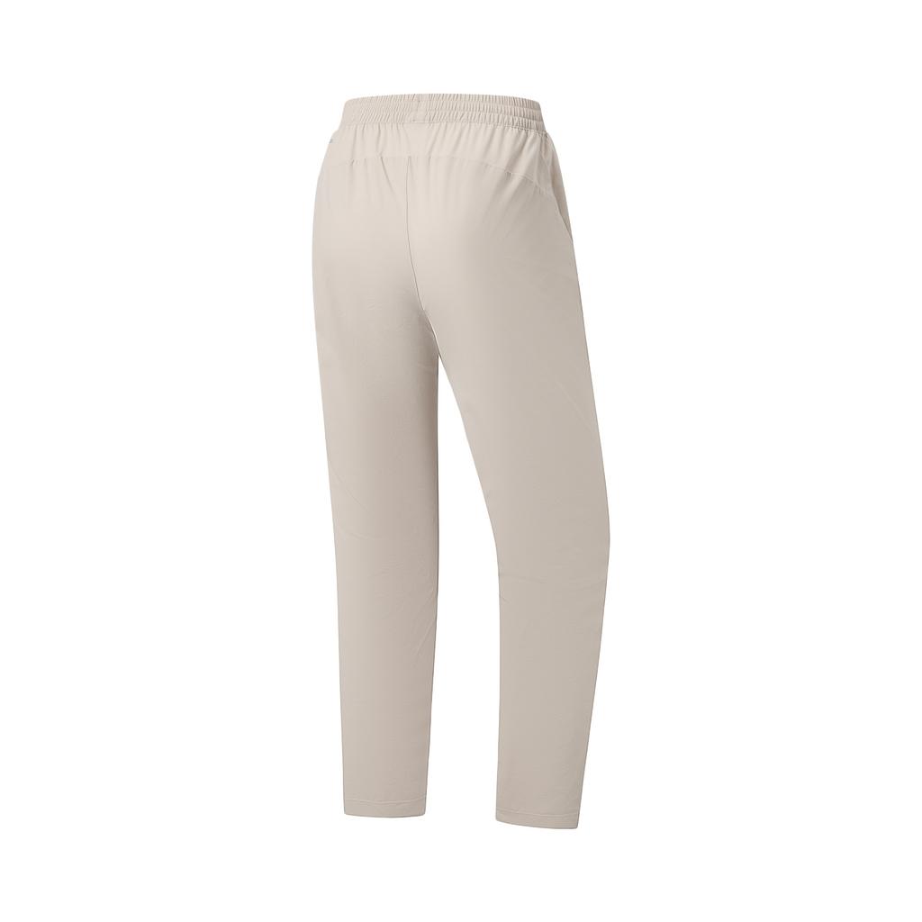 Li Ning Fitness Series UV Resistant Quick Dry Cool Logo Stitching Casual Pants Women bottoms AYKW286-3