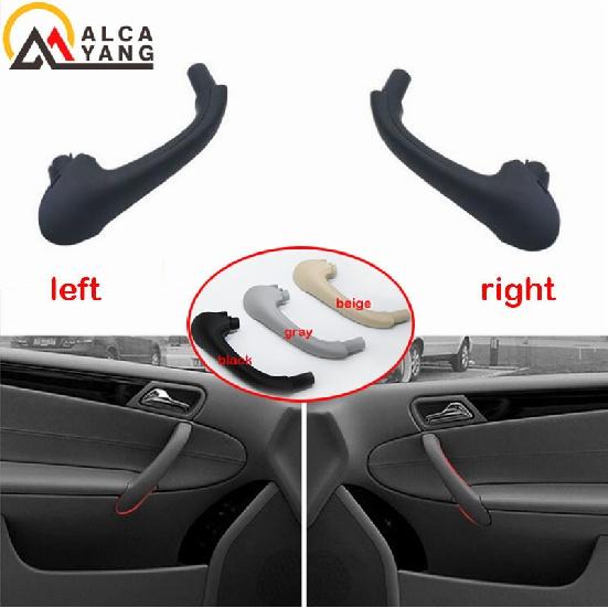 Hight Quality Front Rear Interior Inner Door Pull Carrier Covers Handles Trim For Mercedes Benz C Class W203 2000-2007