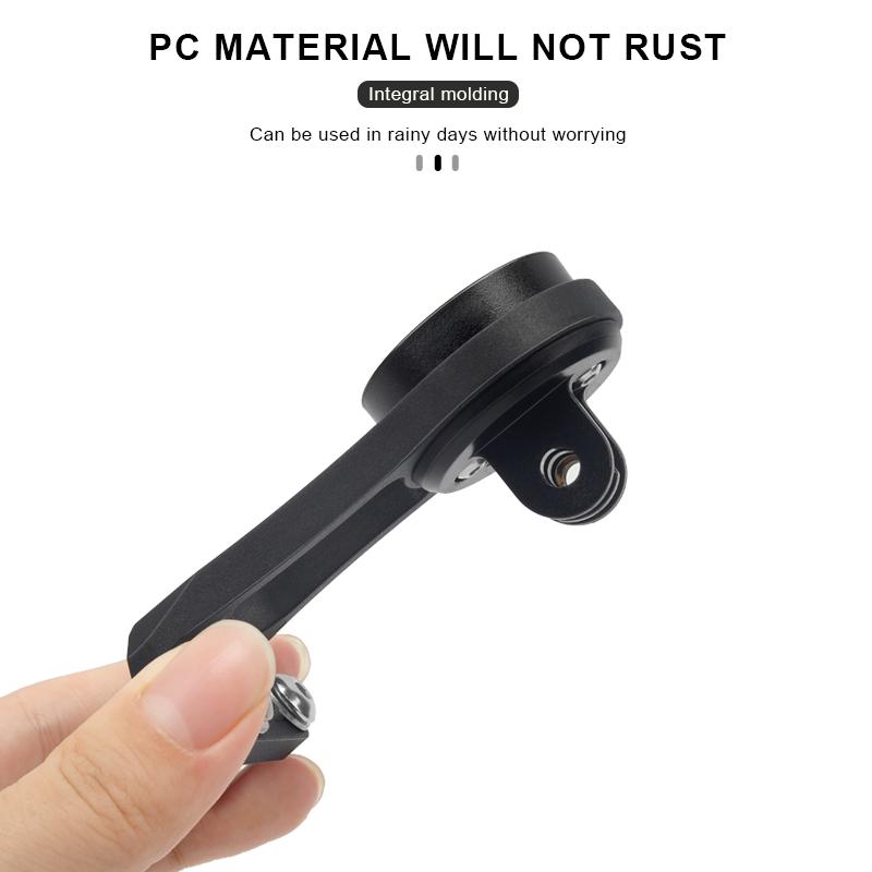 Bicycle Computer Holder Bike Handlebar Camera Mount MTB Stopwatch Speedometer Bracket For Garmin Bryton Gopro Flashlight Holder