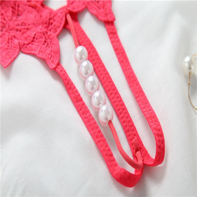 Sexy Ladies Embroidery G String Underwear Women  Hollow Thongs Panties K67