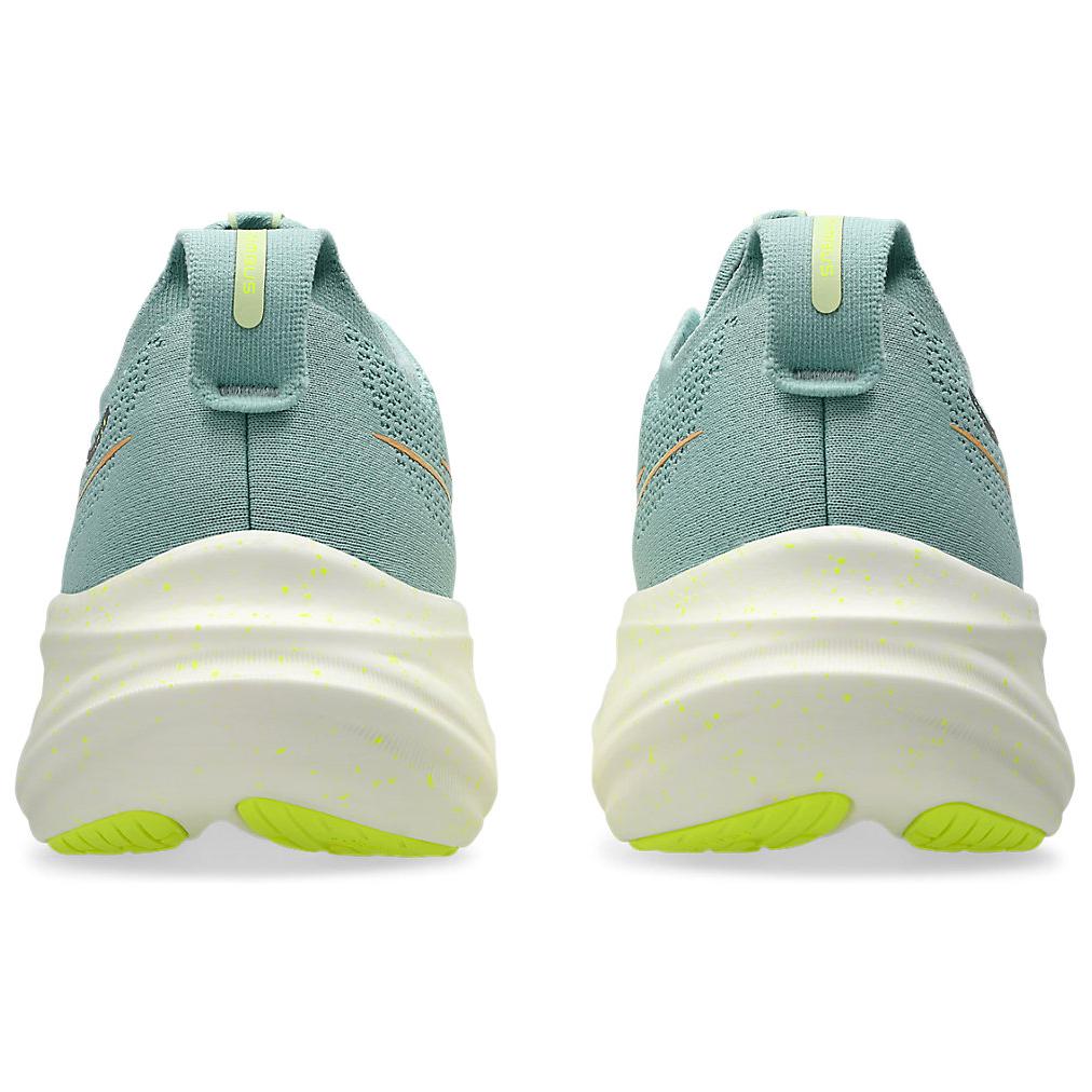 Asics Gel Nimbus 26 Light Celadon Women Sneakers Teal Safety-Yellow 1012B601-301