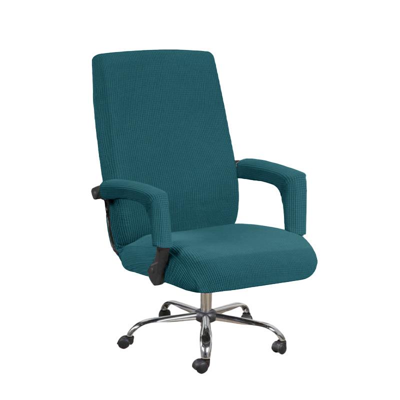 Elastic Corn Grid Stretch Fabric Chair Cover Home Computer Chair Cover Armrest Study Seat Wear-resistant Dustproof Chair Cover
