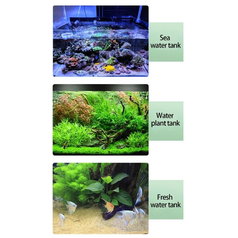 LED Digital Aquarium Thermometers Measure Temperature Meter Tool Stick On Fishtank Water Temperature Meter
