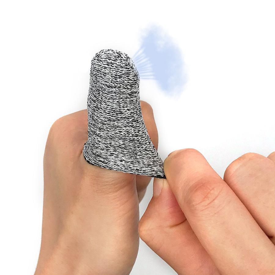 10 Stück schnittfeste Fingerlinge, Fingerhülsen-Schutz, wiederverwendbare Fingerabdeckungen