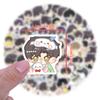 100 New Lishen QQ People Graffiti Stickers Decorate Refrigerator Water Bottle Skateboard Waterproof DIY Stickers