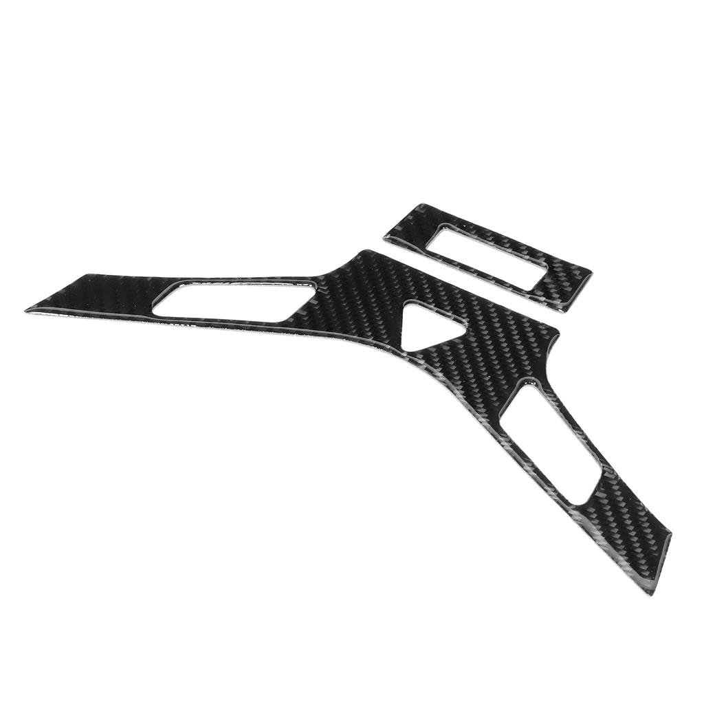 2Pcs Console Air Conditioning Panel Cover Carbon Fiber Trim Fit for Chevrolet Cruze 2009‑2015