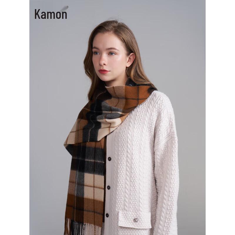 

Kenmont Women s British Style Wool Plaid Scarf