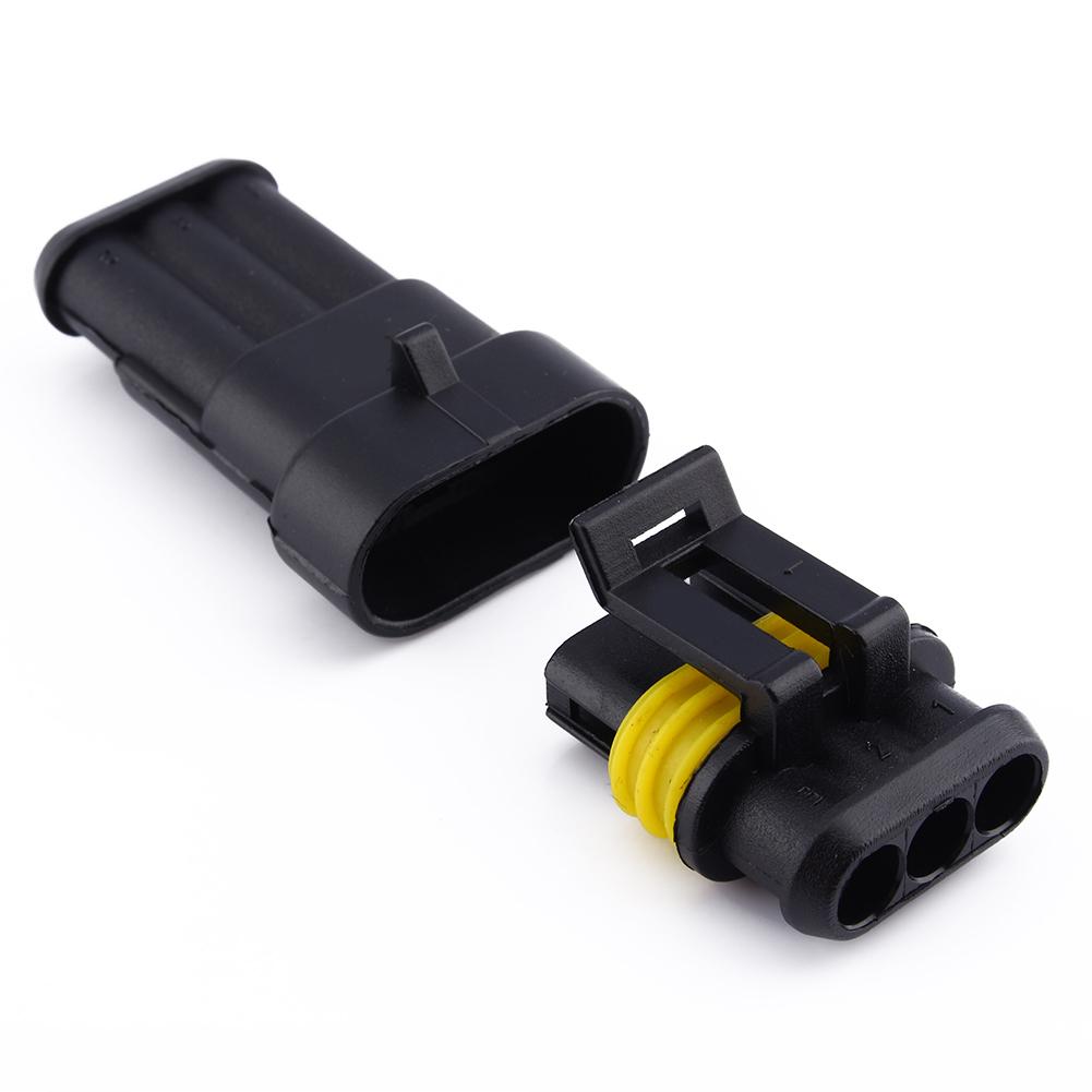 New Waterproof Electrical Wire Connector Plug 1 2 3 4 5 6 Way Pin for Car Truck