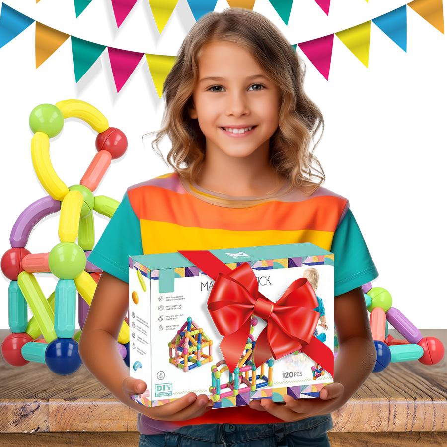 [PACZA] Magnetic Building Blocks 120 pcs Z922