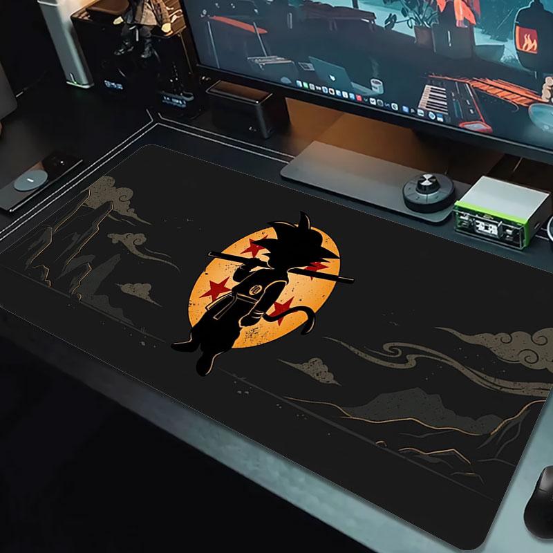Dragon Ball Adventure Large Size Mouse Pad Large Gaming Table Cushion Nonslip Laptop Tablet Big Mousepad Xxl Mat Mini Pc Playmat With Lock Edge