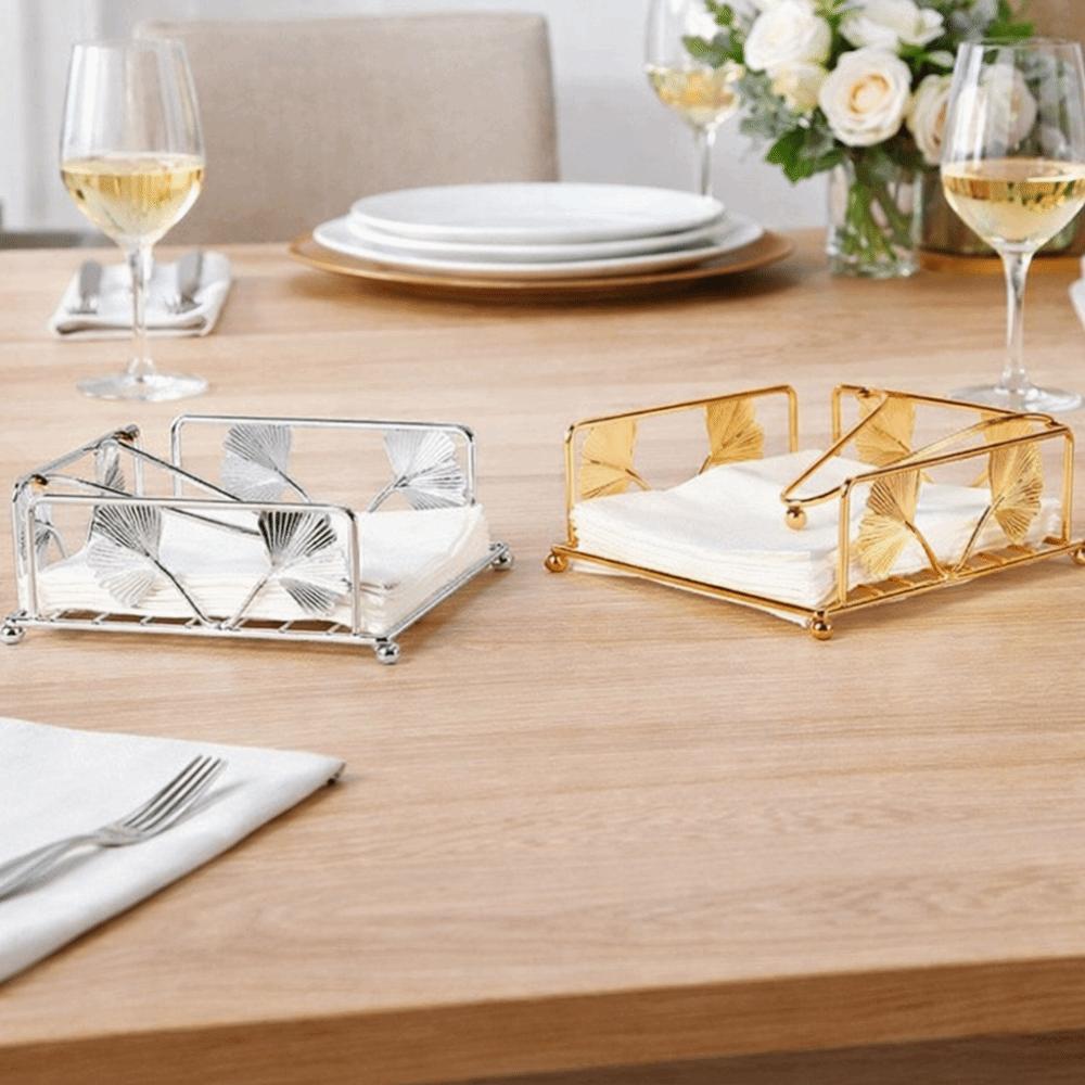 Vintage Napkin Holder Hollow Out Napkin Box Sturdy Napkin Tray  Home Kitchen