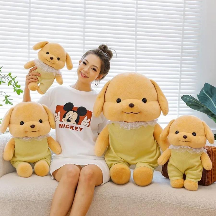 Plyšová hračka Pudel Zvieratko z lesa Roztomilé anime plyšové hračky Kawaii psie bábiky Vianočný darček Mäkké šteniatko Domáce zvieratko Dekorácia na pohovku