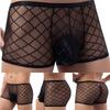 Men Boxer Briefs See-Through Sexy Sexy Temptation Sheer